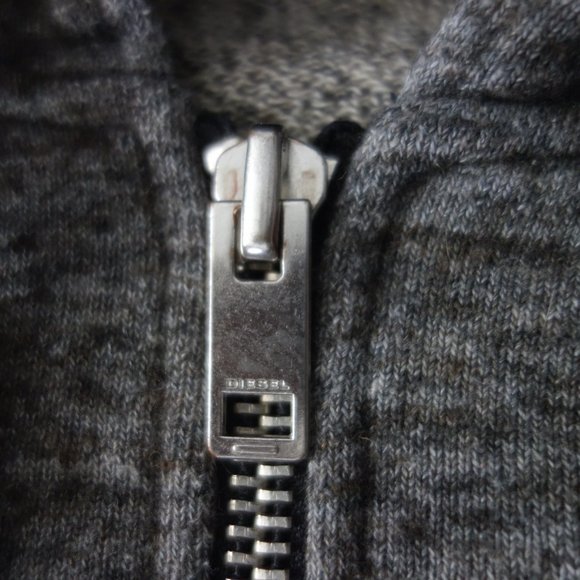 Diesel Grey Zip Up Hoodie Size S - Picture 8 of 16